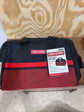 Craftsman Black and Red Large Mouth Tool Bag